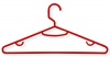 Honey-Can-Do HNG-01522 Recycled Plastic Hangers, 15-Pack, Red