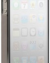 Case-Mate Barely There Slim Case for iPhone 4 / 4S with Mirror Screen Protector - Chrome/Black