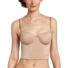 Le Mystere Women's Soiree Short Line Bustier Bra, Natural, 36 G