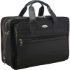 Samsonite Business Cases Expandable Leather Top-Zip Laptop Bag (Black)