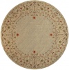 Area Rug 9x9 Round Contemporary Beige Color - Momeni Veranda Rug from RugPal