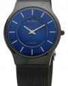 Skagen Men's 233LTMN Titanium Black Mesh Watch