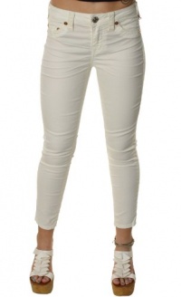 True Religion Women's Brooklyn Corduroy Skinny Jeans/Pants White