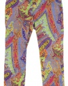 Lauren Ralph Lauren Women's Petite Slim-Leg Paisley Ankle Pants