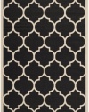 Safavieh CY6914-266 Courtyard Collection Indoor/Outdoor Area Rug, 2-Feet by 3-Feet 7-Inch, Black and Beige