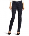 NYDJ Women's Sheri Skinny Metallic Snake Jean