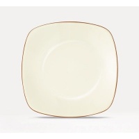 Noritake Colorwave Square Salad/Dessert Plate, 8-1/4-Inch, Terra Cotta