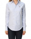 Polo Ralph Lauren Women's Slim Fit Long Sleeve Button Down Shirt-8