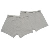 Calvin Klein Men's Stretch 2 Pack Trunk, Grey Heather, Small