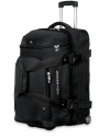 High Sierra AT3 26 Drop Bottom Wheeled Duffel Black