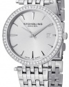 Stuhrling Original Women's 579.01 Soiree Tiara Swiss Quartz Swarovski Silver Dial Date Watch