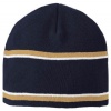 Men's Lightweight Acrylic Knit Beanie, Navy/vegas Gold/white, One Size