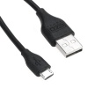 EZOPower Extra Long 6ft Black Micro-USB 2in1 Sync and Charge USB Data Cable for Samsung, HTC, LG and Other Smartphone