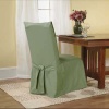 Sure Fit Cotton Duck Full Dining Room Chair Cover, Sage