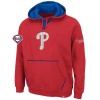 MLB Philadelphia Phillies True Leader Hooded Fleece Jacket, Red/Royal