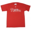 Majestic Mens Mlb Official Wordmark T-Shirt Philadelphia Phillies