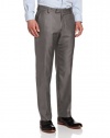 Kenneth Cole Reaction Men's Sharkskin Slim Fit Flat Front Pant