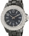 Anne Klein Women's 12/1983BMBB Black Ceramic, Stainless Steel, and Swarovski Crystal Bracelet Watch