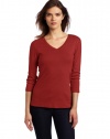 Red Dot Women's Deep V-Neck Shirt