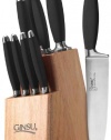 Ginsu 5829 Comfort Grip Series Black Cutlery Set, 10-Piece