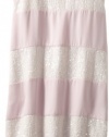 Blush by Us Angels Girls 7-16 Organza And Sequin Striped Aline Dress, Whisper Pink/Ivory, 14