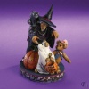 Boyds Bears Jim Shore ELSA WITCHINGTON AND SALEM WITH HOWDY AND BOO - FRIGHTS IN THE NIGHT