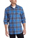 Nautica Men's Big-Tall Long Sleeve Flannel Plaid Shirt