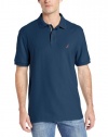 Nautica Men's Short Sleeve Solid Deck Polo Shirt