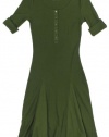 Lauren Ralph Lauren Women's Ribbed Cotton Henley Dress