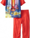 AME Sleepwear Boys Angry Birds Frontier, Red, 4