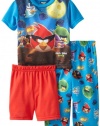 AME Sleepwear Boys Angry Birds Space Set, Blue, 2/Toddler