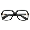 Run DMC Rapper Retro Large Clear Lens Eye Glasses Black