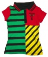 Rocawear Toddler Girls Polo Shirt, Red Plaid, 4T