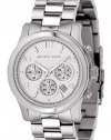 Women's Stainless Steel Quartz Chronograph Silver Tone Dial