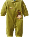 Carter's Watch the Wear Baby-Boys Newborn Monkey Coverall, Green, 3-6 Months