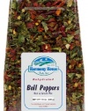 Harmony House Foods Dried Mixed Red & Green Bell Peppers, diced (10 oz, Quart Size Jar) for Cooking, Camping, Emergency Supply, and More