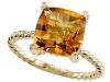 Genuine Citrine Ring by Effy Collection® in 14 kt Yellow Gold Size 8