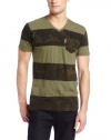 Marc Ecko Cut & Sew Men's Camo Cover V Neck