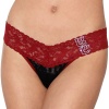 Hanky Panky South Carolina Gamecocks Ladies Garnet-Black Low Rise Thong Underwear