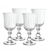 Mikasa French Countryside Clear Goblets, Set of 4