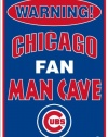 Chicago Cubs Fan Man Cave Metal Sign 8 x 12