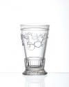 La Rochère Set of 6 Versailles Decor Tall Drink Glasses, 11-oz.