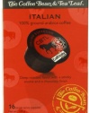 CBTL Italian Espresso Capsules By The Coffee Bean & Tea Leaf, 16-Count Box