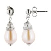 Sterling Silver Freshwater Cultured Pearl Drop Earrings