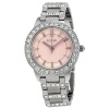 Fossil Women's ES2189 Stainless Steel Bracelet Pink Mother-Of-Pearl Glitz Analog Dial Watch