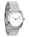 Nixon Men's A045-100 Stainless Steel Analog with White Dial Watch