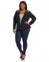 Calvin Klein Women's Plus-Size Bejeweled Jacket