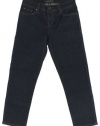 Lauren Jeans Co. Women's Modern Straight Cropped Jeans