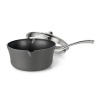 Calphalon 1876840 Contemporary Nonstick Dishwasher Safe Pour and Strain Sauce Pan, 3.5-Quart