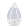 Crane Drop Shape Ultrasonic Cool Mist Humidifier with 2.3 Gallon output per day - White